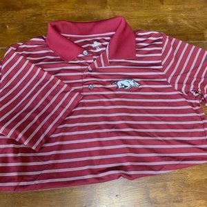 Arkansas Razorback 3 Button Golf Polo